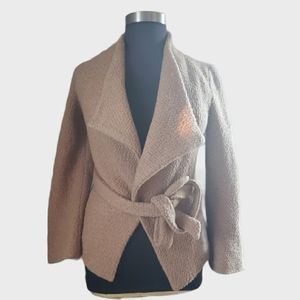 Tan Wool Jacket Size S/M